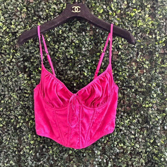 Urban Outfitters Out From Under Devon Satin Corset - Picture 7 of 11